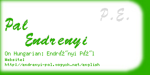 pal endrenyi business card